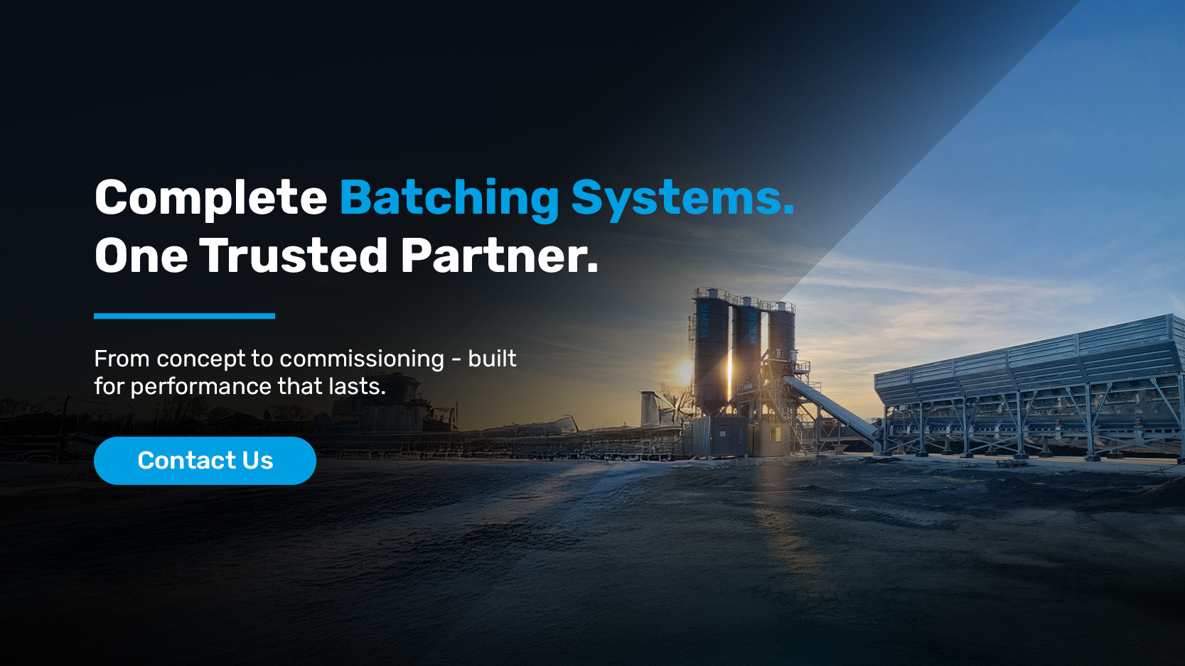 Complete Batching System, One Trusted Partner